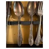 Vintage Silver-Plated Flatware Set in Display Box