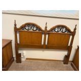 Mid-Century Bedroom Set with Twin Headboard and 2 Nightstands