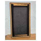 Black velvet Duck wall hanging