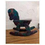 Doll rocking horse