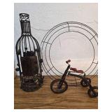 Bike décor, Cork saver bottle, circle ring