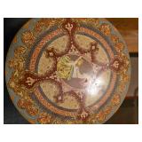 Button and Welcome wreath