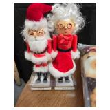 Nutcrackers and blanket