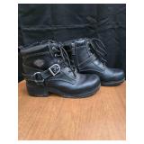Women Harley Davidson riding boots size 9