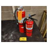 (2) Fire Extinguishers...