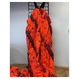2 Pc Never Worn, Gamehide Blaze Orange Naked North Camo Bibs and Jacket