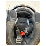 Medium LS2 Verso Open Face Helmet in White with New Chin Shield