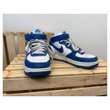 Worn Womens Size US 10 Nike Air Force 1 Mid Military Blue