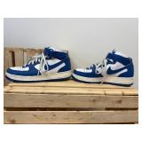 Worn Womens Size US 10 Nike Air Force 1 Mid Military Blue