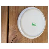 6.5" Ceramic NDSSS North Dakota State School of Science Ashtray with Original Wildcat, Pre-NDSCS Wahpeton