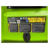Excellent Condition Greenworks 20" 13 amp Corded Electric Snow Thrower (extension cord not included)