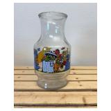 Vintage Seaseme Street Glass Juice Jar
