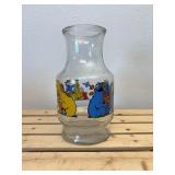 Vintage Seaseme Street Glass Juice Jar