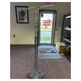 Wheeled 4 Arm Clothing Rack