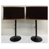 Pair of Bose 901 Series V Speakers with Stands and Series VI Active Equalizer
