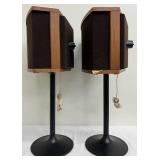 Pair of Bose 901 Series V Speakers with Stands and Series VI Active Equalizer