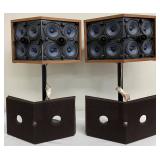 Pair of Bose 901 Series V Speakers with Stands and Series VI Active Equalizer