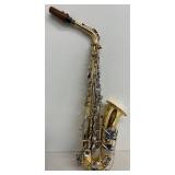 Alto Saxophone with Case and Accessories