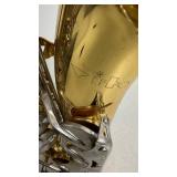 Alto Saxophone with Case and Accessories