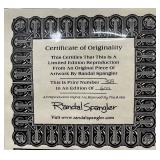 Randal Spangler Signed Limited Edition Print Moonlight Mysteries Framed 308/600