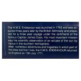 H.M.S. Endeavour Bark 1768 1:60 Scale Model Ship Kit by Artesania Latina