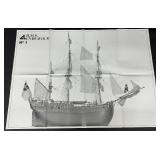 H.M.S. Endeavour Bark 1768 1:60 Scale Model Ship Kit by Artesania Latina