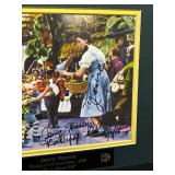 Jerry Maren Signed Wizard of Oz "Lollipop Kid" Photo Display