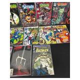 Collection of 15 Spawn and Venom Comic Books with Detective Comics Batman Issue