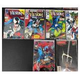 Collection of 15 Spawn and Venom Comic Books with Detective Comics Batman Issue