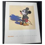 Wayne Thiebaud The Art of Mickey Mouse Framed Poster