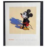Wayne Thiebaud The Art of Mickey Mouse Framed Poster