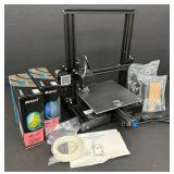 Creality Ender-3 V2 3D Printer with Inland PLA Filament and Accessories