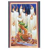 Randal Spangler Signed Limited Edition Print Keeper of the Flame Framed
