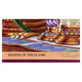 Randal Spangler Signed Limited Edition Print Keeper of the Flame Framed