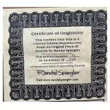 Randal Spangler Signed Limited Edition Print Keeper of the Flame Framed