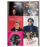 Set of 6 Vintage Christmas Vinyl Records Assorted Artists