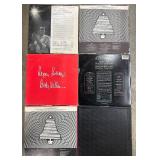 Set of 6 Vintage Christmas Vinyl Records Assorted Artists