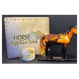 Horse of a Different Color Sunset Mustang Limited Edition Figurine with Box