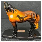 Horse of a Different Color Sunset Mustang Limited Edition Figurine with Box