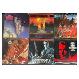 Set of 6 LaserDisc Movies Including Terminator 2, Backdraft, Glory