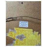 Vintage Oval Framed Religious Glitter Art 