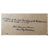 Vintage Oval Framed Religious Glitter Art 