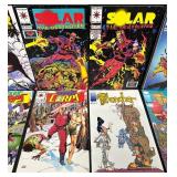 Lot of 15 Valiant Comic Books Including Solar, Harbinger, Armorines, Corps, Trencher