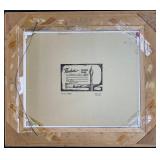 Framed Pink & Red Poppies Oil Painting Signed Jody with Ornate Gold Frame