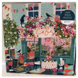 Set of 3 Jigsaw Puzzles - Paris Night & Day, Afternoon Tea, Spring Terrace