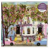 Set of 3 Jigsaw Puzzles - Paris Night & Day, Afternoon Tea, Spring Terrace