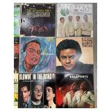 Collection of 9 Vintage Folk and Vocalist Vinyl LP Records