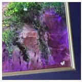 Framed Original Artwork Spiritual Figure in Enchanted Forest