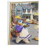 Doug Bolly Disney Print with Daisy and Donald Duck, Framed