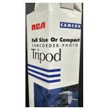 RCA Full Size or Compact Camcorder/Photo Tripod with Adjustable Panhead